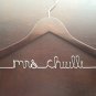 Personalized Wedding Dress Hanger - WALNUT - great gift for the Bride or Bridesmaids