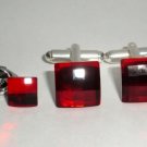 Wedding Chess Siam Crystal Cufflinks & Tack Tie Pin made with SWAROVSKI ELEMENTS