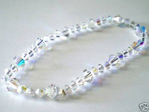 Wedding Valentine Xmas Gift Crystal AB Bracelet made with SWAROVSKI ELEMENTS
