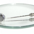 11mm Crystal Tie Pins made with SWAROVSKI ELEMENTS