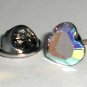 Heart Crystal Tie Pin Tack made with SWAROVSKI ELEMENTS