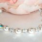 Wedding Bridal Sterling  Silver Crystal Bracelet made with SWAROVSKI ELEMENTS