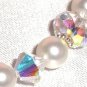 925 Sterling Silver Wedding Pearl Crystal Bracelet made with SWAROVSKI ELEMENTS