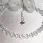 Sterling Silver Clear Crystal Bicone Bride Bracelet made with SWAROVSKI ELEMENTS