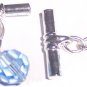 Crystal T-Bar Cufflinks made with SWAROVSKI ELEMENTS