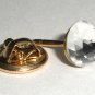 8mm Rose Cut Tack Tie Pin made with SWAROVSKI ELEMENTS