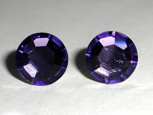 RARE! 7mm Wedding Cardinal Crystal Stud Earrings made with SWAROVSKI ELEMENTS