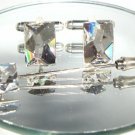 Cufflinks Cravat Tie Pin made with SWAROVSKI ELEMENTS