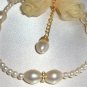 3pc VINTAGE Creamrose Pearls Wedding Jewellery Set made with SWAROVSKI ELEMENTS