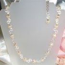 3pc Crystal Pearl Jewelry Sterling Silver Wedding made with SWAROVSKI ELEMENTS
