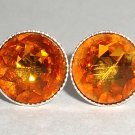 Vintage Wedding Sterling Silver Topaz Crystal Studs made with SWAROVSKI ELEMENTS