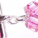 Wedding Groom Usher Gift Crystal T-Bar Cufflinks made with SWAROVSKI ELEMENTS