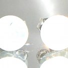 7mm Wedding Gift White Opal Crystal Stud Earrings made with SWAROVSKI ELEMENTS