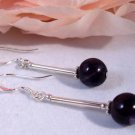 Wedding Bride Sterling Silver Amethyst Earrings Gift
