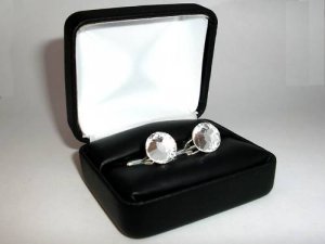 Wedding Crystal Cufflinks made with SWAROVSKI ELEMENTS