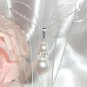 Sterling Silver Pearl Necklace made with SWAROVSKI ELEMENTS