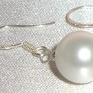 Sterling Silver Wedding Crysta Pearl Earrings made with SWAROVSKI ELEMENTS