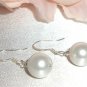 Sterling Silver Wedding Crysta Pearl Earrings made with SWAROVSKI ELEMENTS