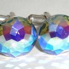 Vintage! Wedding Groom Usher Gift Crystal Cufflinks made with SWAROVSKI ELEMENTS