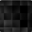 Two Chessboard Jet Crystals 8x8mm SWAROVSKI ELEMENTS