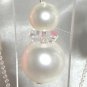 Sterling Silver  Pearl & Rondelle made with SWAROVSKI ELEMENTS