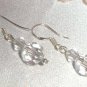 Sterling Silver Clear Crystal Wedding Earrings made with SWAROVSKI ELEMENTS