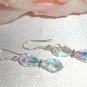 Wedding Sterling Silver Crystal AB Drop Earrings made with SWAROVSKI ELEMENTS