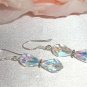 Wedding Sterling Silver Crystal AB Drop Earrings made with SWAROVSKI ELEMENTS