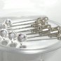8 x 8mm Cravat Tie Pins made with SWAROVSKI ELEMENTS