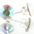 Wedding Sterling Silver Crystal AB Stud Earrings made with SWAROVSKI ELEMENTS