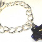 Valentine Xmas Heliotrope Crystal Cross Bracelet made with SWAROVSKI ELEMENTS
