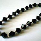 Wedding Valentine Xmas Gift Jet Crystal Bracelet made with SWAROVSKI ELEMENTS