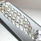 Wedding Valentine Xmas Gift Crystal Heart Bracelet made with SWAROVSKI ELEMENTS