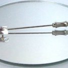 Wedding Cosmic Crystal Cravat Groom Usher Tie Pins made with SWAROVSKI ELEMENTS