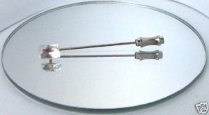 Wedding Cosmic Crystal Cravat Groom Usher Tie Pins made with SWAROVSKI ELEMENTS