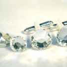 2 Cufflinks Tie Tack Pin made with SWAROVSKI ELEMENTS