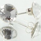 8.5mm SSilver Crystal Stud made with SWAROVSKI ELEMENTS