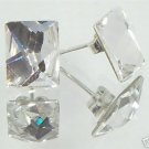 Wedding Clear Crystal Cosmic Studs Earrings made with SWAROVSKI ELEMENTS
