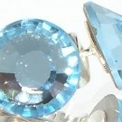 7mm Wedding Bridal Gift Aqua Crystal Stud Earrings made with SWAROVSKI ELEMENTS
