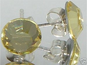 7mm Wedding Bridal Jonquil Crystal Stud Earrings made with SWAROVSKI ELEMENTS