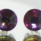 7mm Wedding Bridal Volcano Crystal Stud Earrings made with SWAROVSKI ELEMENTS