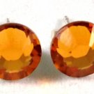 7mm Wedding Bridal Topaz Crystal Stud Earrings made with SWAROVSKI ELEMENTS