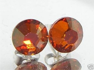 7mm Wedding Chilli Pepper Crystal Stud Earrings made with SWAROVSKI ELEMENTS
