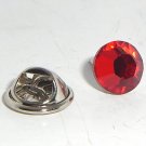 Red Crystal Tack Tie Pin made with SWAROVSKI ELEMENTS
