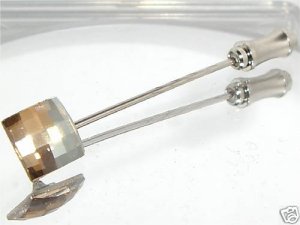 Crystal Cravat Tie Pin made with SWAROVSKI ELEMENTS