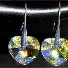 Crystal Hearts  Earrings made with SWAROVSKI ELEMENTS
