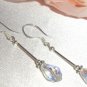 Crystal AB Drops Earrings Sterling Silver made with SWAROVSKI ELEMENTS