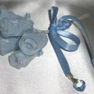 Wedding Bouquet Ribbon Crystal Heart Charm made with SWAROVSKI ELEMENTS