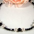 Pearl & Crystal Necklace made with SWAROVSKI ELEMENTS