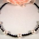 Pearls & Crystals Necklace made with SWAROVSKI ELEMENTS